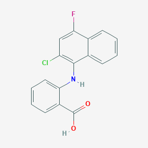 2-((2-Chloro-4-fluoronaphthalen-1-yl)amino)benzoic acid