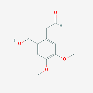 2-(2-(Hydroxymethyl)-4,5-dimethoxyphenyl)acetaldehyde