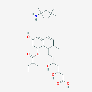 molecular formula C31H55NO7 B12337950 Pravastatin; tert-octylamine 