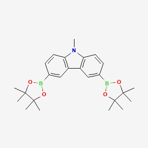 9-Methyl-3,6-bis(4,4,5,5-tetramethyl-1,3,2-dioxaborolan-2-yl)-9H-carbazole