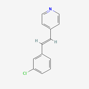 4-[2-(3-Chlorophenyl)vinyl]pyridine