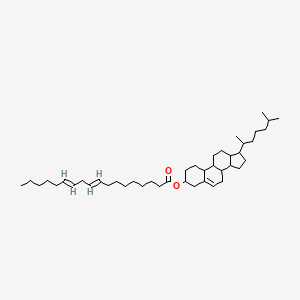 molecular formula C43H72O2 B12337974 [17-(6-methylheptan-2-yl)-2,3,4,7,8,9,10,11,12,13,14,15,16,17-tetradecahydro-1H-cyclopenta[a]phenanthren-3-yl] (9E,12E)-octadeca-9,12-dienoate 