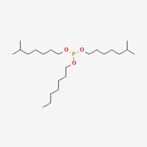 molecular formula C23H49O3P B12337988 Heptyl bis(6-methylheptyl) phosphite 