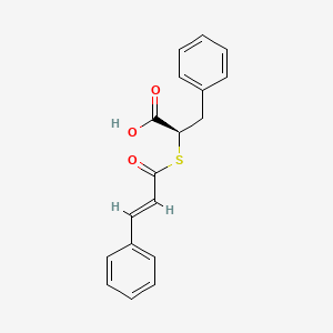 S-Cinnamoyl-alpha-mercapto-beta-phenylpropionate