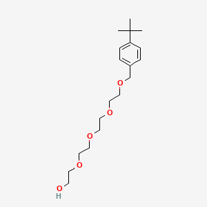 molecular formula C19H32O5 B12338020 Tetraethylene glycol mono4-tertbutyl benzyl ether 