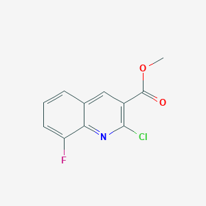 Methyl 2-chloro-8-fluoroquinoline-3-carboxylate