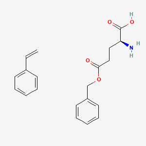 molecular formula C20H23NO4 B1233812 Polystyrene-poly(gamma-benzylglutamate) copolymer CAS No. 64091-22-1