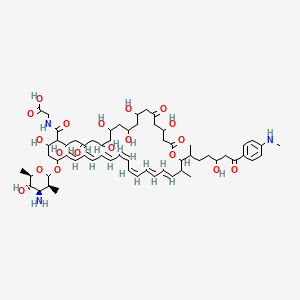 molecular formula C62H91N3O19 B1233813 Aureofacin CAS No. 39390-53-9