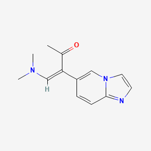 4-(Dimethylamino)-3-(imidazo[1,2-a]pyridin-6-yl)but-3-en-2-one