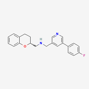 molecular formula C22H21FN2O B1233828 Sarizotan CAS No. 351862-32-3