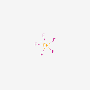 molecular formula F5Fe-2 B1233833 五氟合铁(2-) 