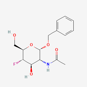 alpha-D-Glucopyranoside, phenylmethyl 2-(acetylamino)-2,4-dideoxy-4-fluoro-