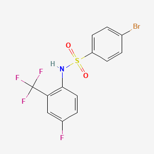 4-Bromo-N-[4-fluoro-2-(trifluoromethyl)phenyl]-Benzenesulfonamide