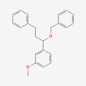 1-(1-(Benzyloxy)-3-phenylpropyl)-3-methoxybenzene