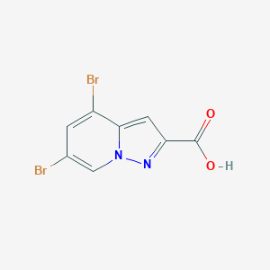 4,6-Dibromopyrazolo[1,5-a]pyridine-2-carboxylic acid