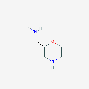 2-Morpholinemethanamine, N-methyl-, (2S)-