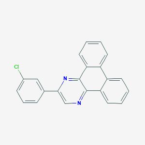 2-(3-Chlorophenyl)dibenzo[f,h]quinoxaline