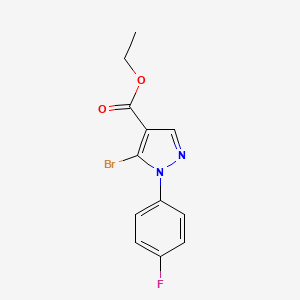 Ethyl 5-bromo-1-(4-fluorophenyl)-1H-pyrazole-4-carboxylate