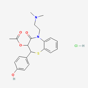 molecular formula C21H25ClN2O4S B12338488 O-Desmethyl Diltiazem 