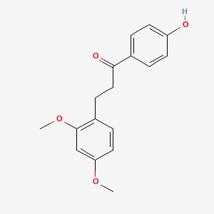molecular formula C17H18O4 B1233849 Loureirin A CAS No. 119425-89-7