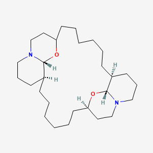 (1S,8R,10R,15S,29R)-9,30-dioxa-11,25-diazapentacyclo[20.6.2.28,11.010,15.025,29]dotriacontane