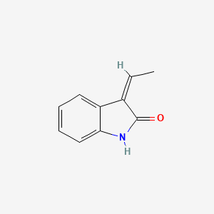 molecular formula C10H9NO B12338505 3-Ethylideneindolin-2-one 