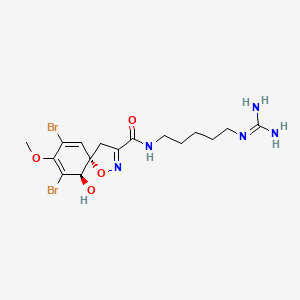 molecular formula C16H23Br2N5O4 B1233854 Aplysinamisine II 