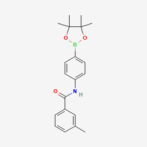 3-methyl-N-[4-(4,4,5,5-tetramethyl-1,3,2-dioxaborolan-2-yl)phenyl]Benzamide