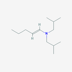 molecular formula C13H27N B12338573 1-(N,N-Diisobutylamino)-1-pentene 