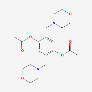 2,5-Bis(morpholinomethyl)-1,4-phenylene diacetate