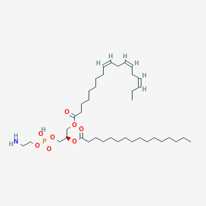 [(2R)-3-[2-aminoethoxy(hydroxy)phosphoryl]oxy-2-hexadecanoyloxypropyl] (9Z,12Z,15Z)-octadeca-9,12,15-trienoate