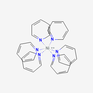 molecular formula C30H30N6Ni+2 B1233859 hexakis(pyridine)nickel(II) 