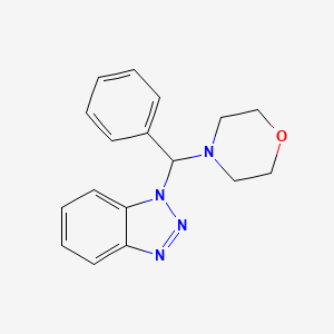 molecular formula C17H18N4O B12338609 (4-Morpholinylphenylmethyl)benzotriazole 