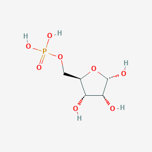 molecular formula C5H11O8P B12338617 5-O-phosphono-alpha-D-ribofuranose CAS No. 34980-65-9