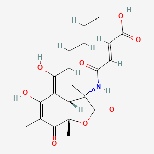 molecular formula C21H23NO8 B1233870 Sorbicillactone A 
