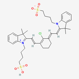 3H-Indolium,2-[2-[2-chloro-3-[[1,3-dihydro-3,3-dimethyl-1-(4-sulfobutyl)-2H-indol-2-ylidene]ethylidene]-1-cyclohexen-1-yl]ethenyl]-3,3-dimethyl-1-(4-sulfobutyl)-, inner salt