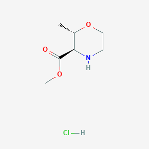 methyl (2S,3R)-2-methyl-3-morpholinecarboxylate hydrochloride