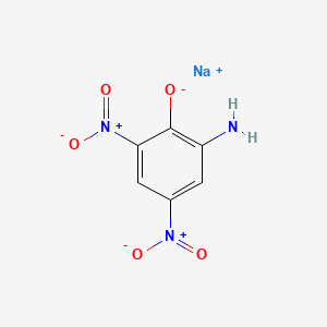 molecular formula C6H4N3NaO5 B1233882 Sodium picramate CAS No. 831-52-7