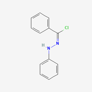Benzenecarbohydrazonoyl chloride, N-phenyl-