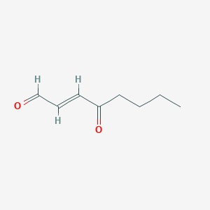 molecular formula C8H12O2 B1233885 4-氧代-2E-辛烯醛 