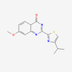 4(3H)-Quinazolinone, 7-methoxy-2-[4-(1-methylethyl)-2-thiazolyl]-