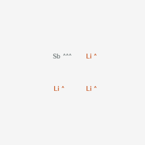 molecular formula Li3Sb B12338880 Trilithium antimony 