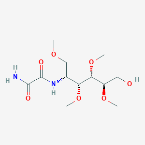 N'-[(2R,3R,4S,5R)-6-hydroxy-1,3,4,5-tetramethoxyhexan-2-yl]oxamide