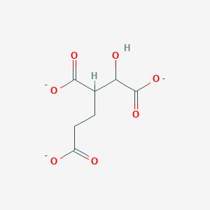 molecular formula C7H7O7-3 B1233892 1-Hydroxybutane-1,2,4-tricarboxylate 