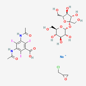 molecular formula C26H36ClI3N2NaO16 B12338938 CID 156594418 CAS No. 97639-11-7