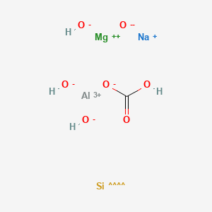 molecular formula CH4AlMgNaO7Si B1233894 Gaviscon CAS No. 66220-44-8
