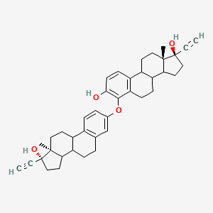 molecular formula C40H46O4 B12338972 Ethinyl Estradiol Dimer 1 