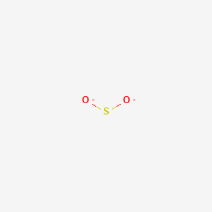 molecular formula O2S-2 B1233899 二氧化硫酸盐(2-) CAS No. 107551-55-3