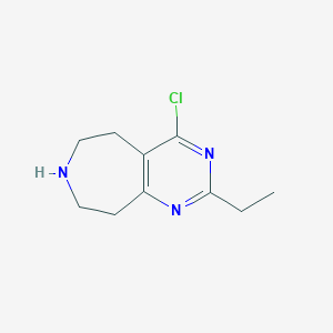 4-Chloro-2-ethyl-5H,6H,7H,8H,9H-pyrimido[4,5-d]azepine