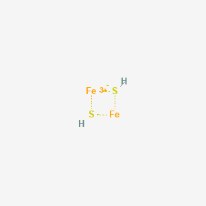 molecular formula Fe2H2S2+ B1233900 di-mu-sulfido-diiron(III) 